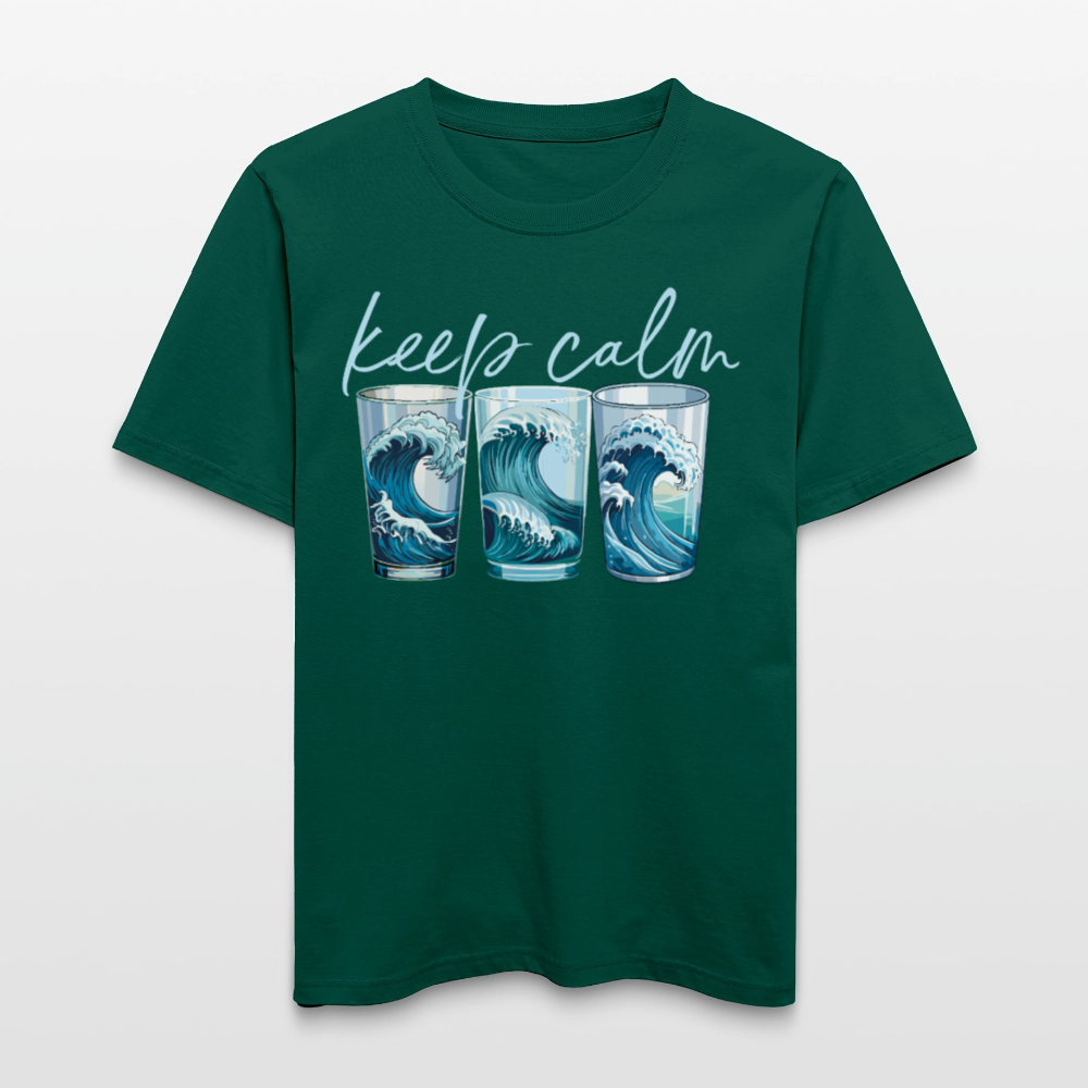 Unisex Bio-T-Shirt mit KEEP CALM PRINT - Forest