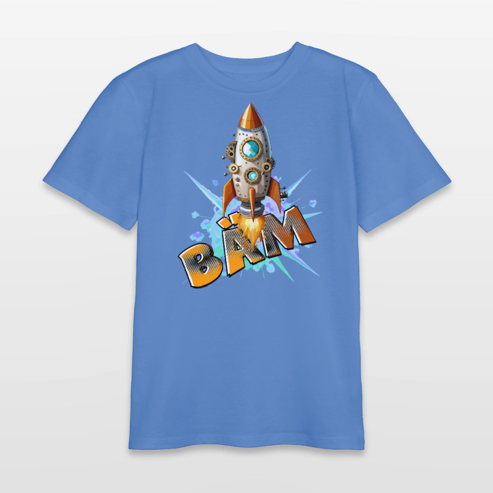 MNJS TEENS Bio T-Shirt mit BÄM PRINT - Blau