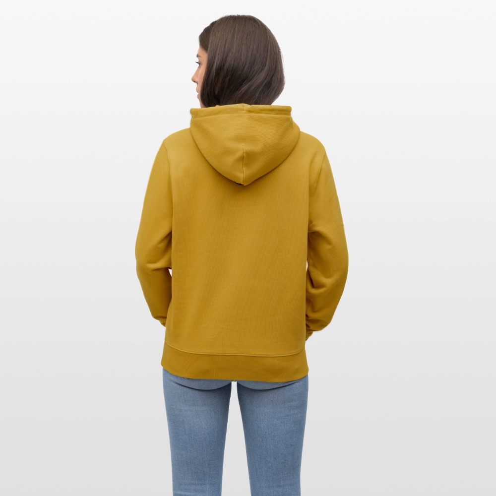 Unisex Bio-Hoodie mit KEEP CALM PRINT - Ocker