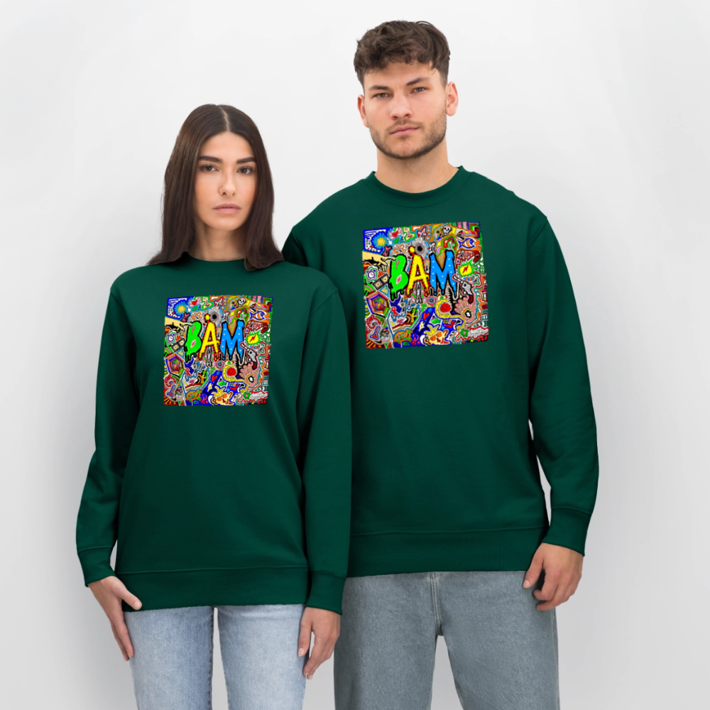 Unisex Bio-Sweatshirt mit BÄM PRINT - Forest