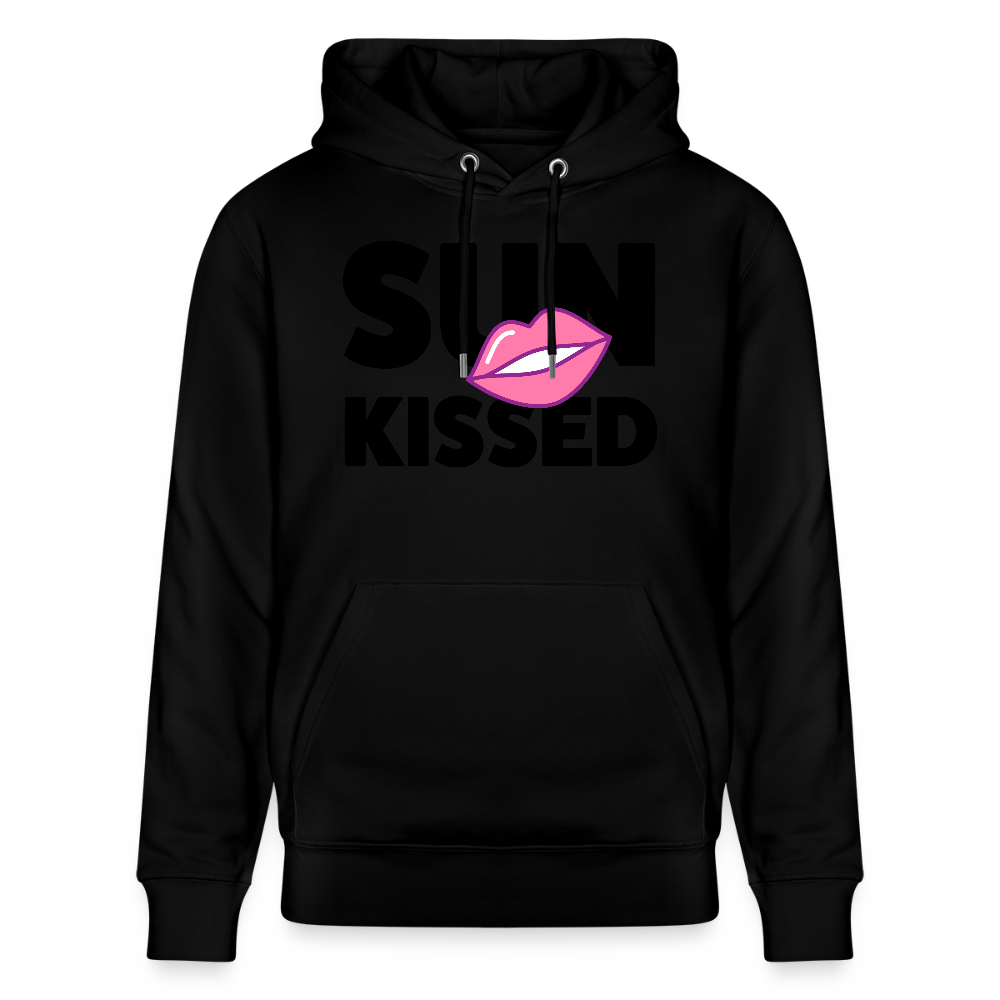 Unisex Hoodie mit SUN KISSED PRINT - Schwarz
