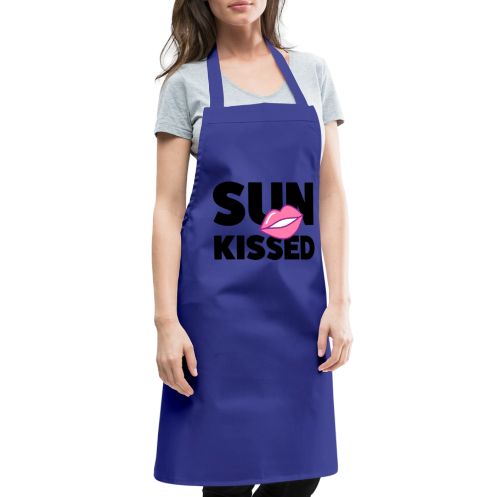 Kochschürze mit SUN KISSED PRINT - Royalblau