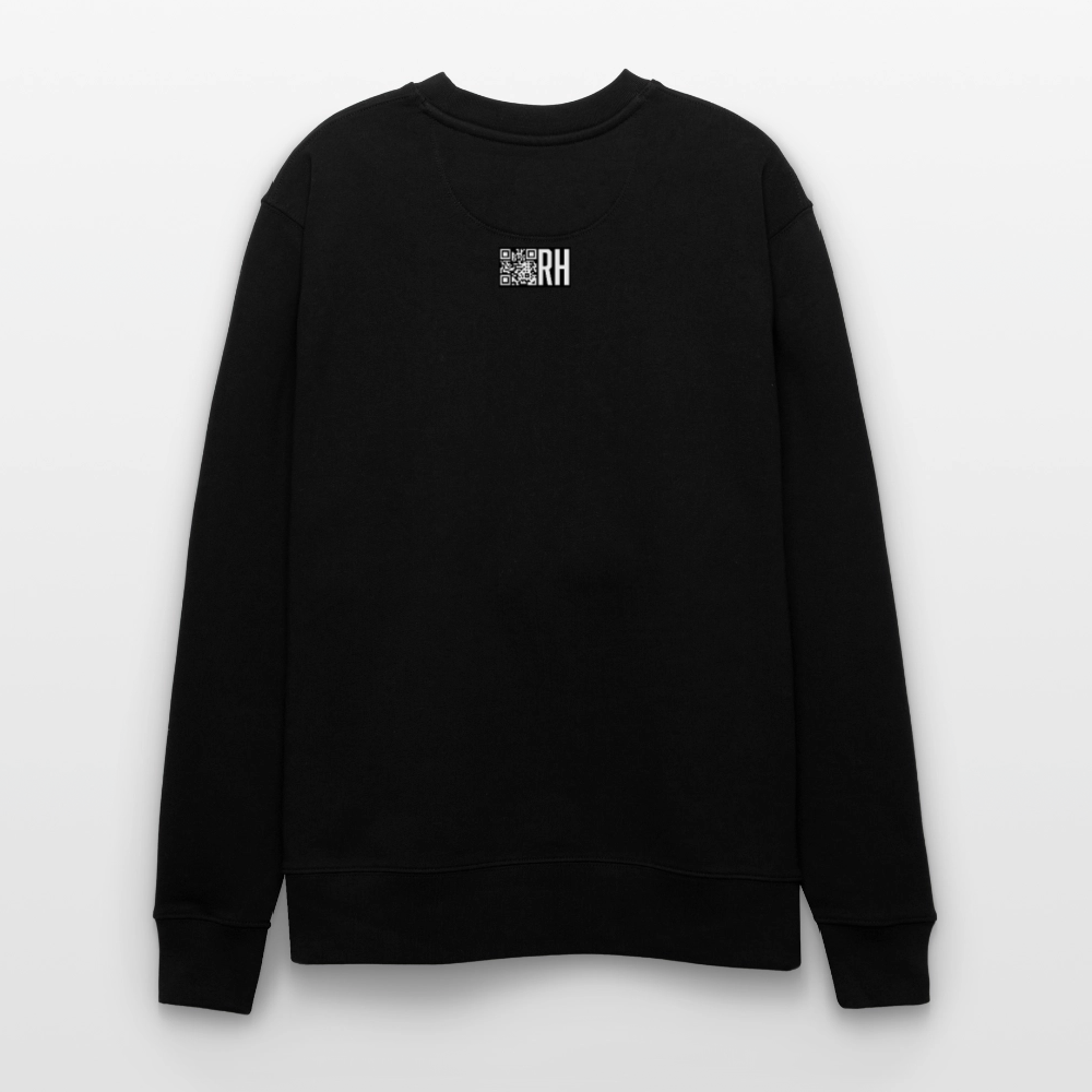 Unisex Bio-Sweatshirt mit ICE ICE BABY PRINT - Schwarz