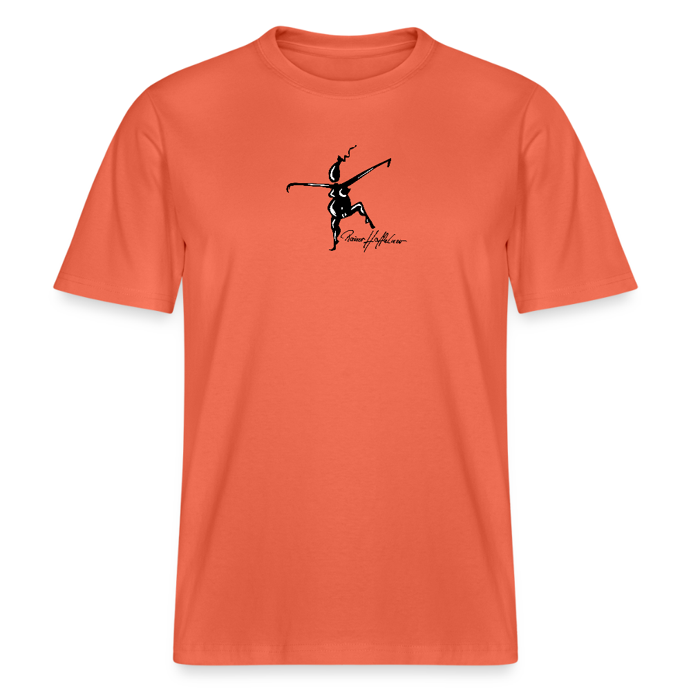 Unisex Bio-T-Shirt mit TUSCHEWEIBCHEN PRINT - Hellrot