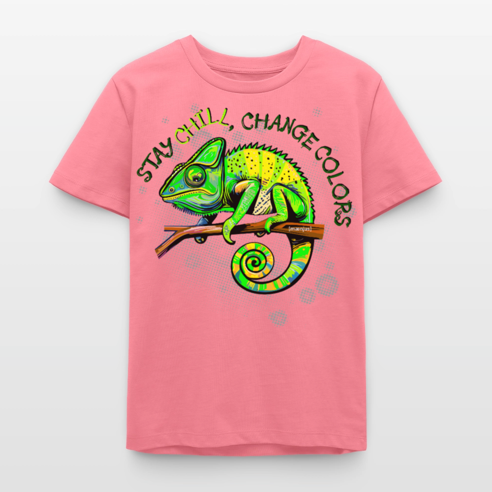 MNJS TEENS Bio T-Shirt mit CAMAELEON PRINT - Pink 