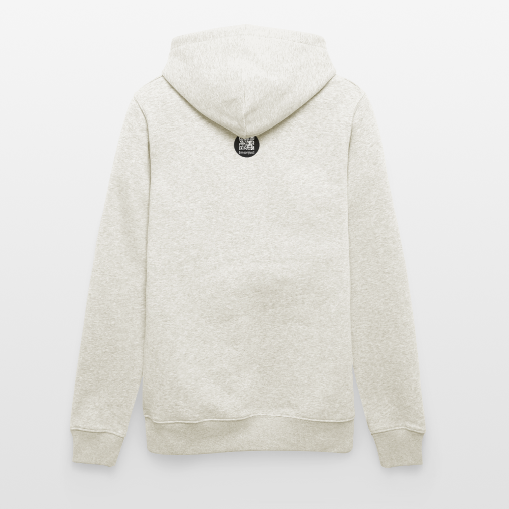 Unisex Hoodie mit PINEAPPLE SKULL PRINT - Beige meliert