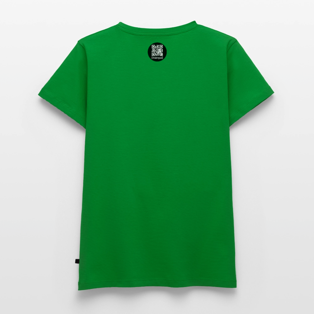 Frauen Premium T-Shirt mit OKTOBERFEST SKULL GIRL PRINT - Grün