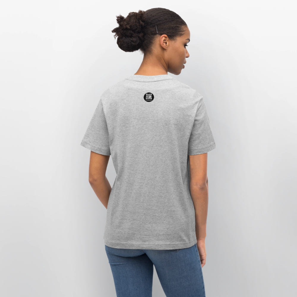 Unisex Bio-T-Shirt mit KEEP CALM PRINT - Grau meliert