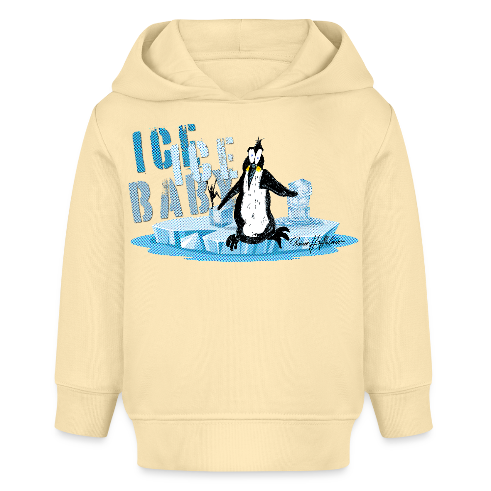 MNJS KIDS Bio Hoodie mit ICE ICE BABY PRINT - Creme