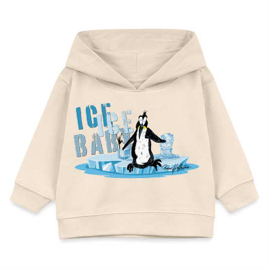 MNJS KIDS Bio Hoodie mit ICE ICE BABY PRINT - Weißgrau