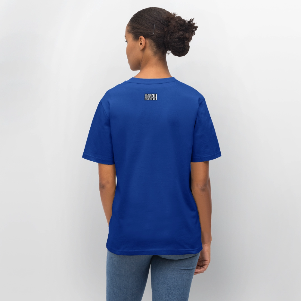 Unisex Bio-T-Shirt mit MAENJUS NETWORK FASHION PRINT - Dunkelblau