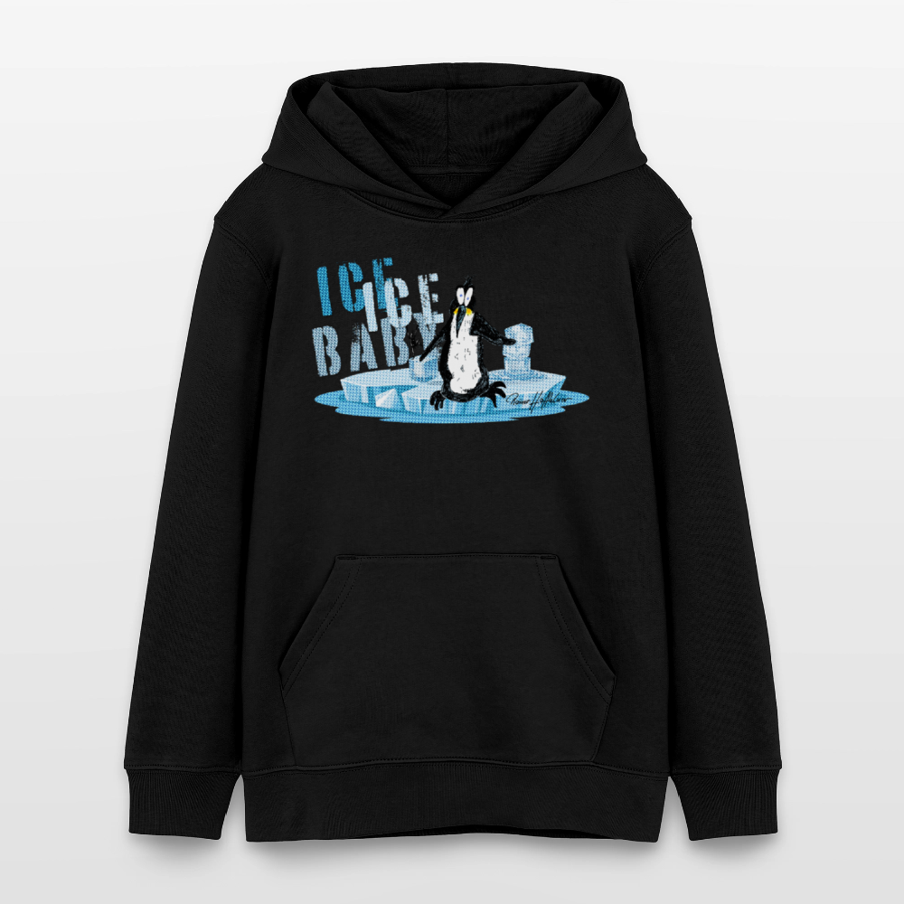 MNJS TEENS Bio-Hoodie mit ICE ICE BABY PRINT - Schwarz