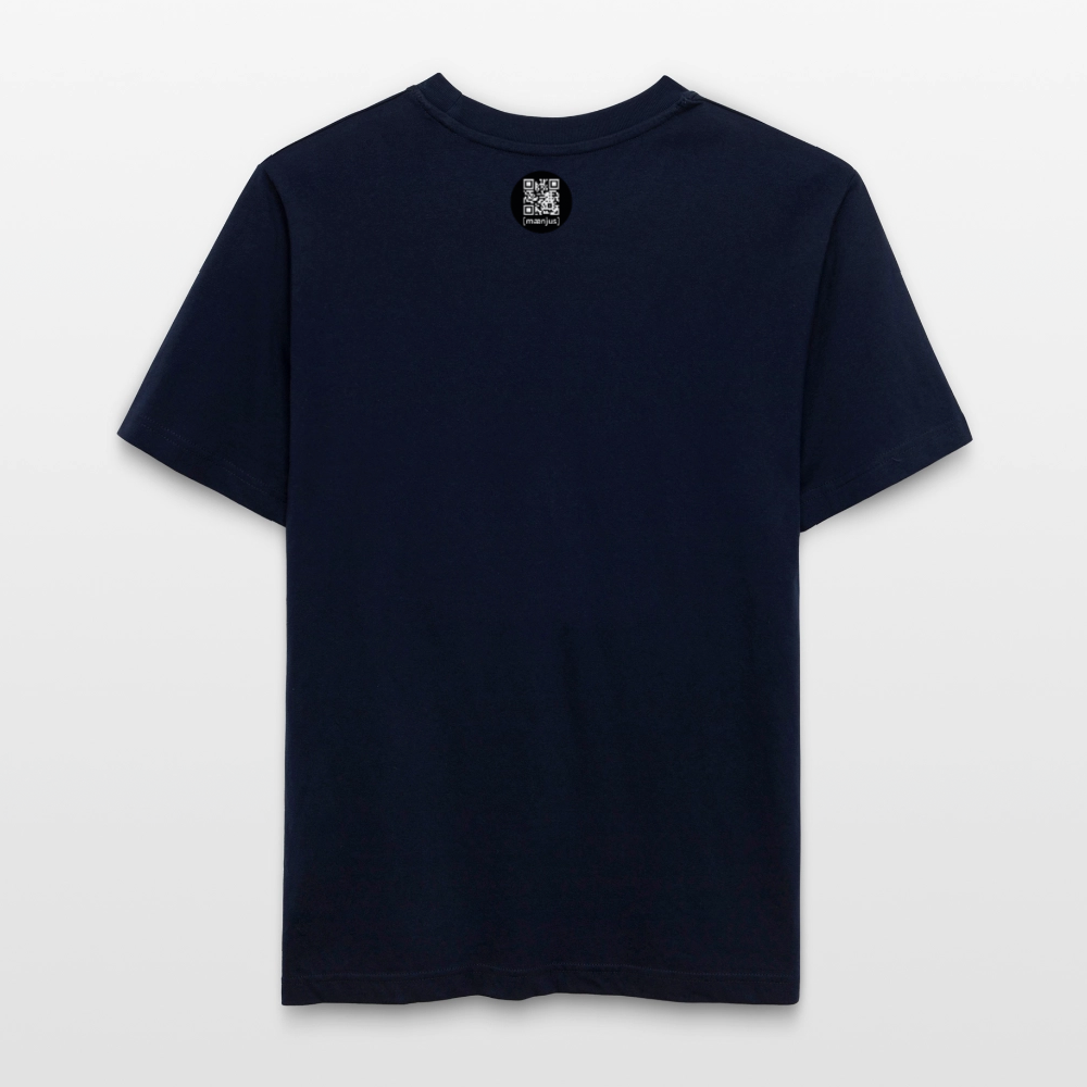 Unisex Bio-T-Shirt mit KEEP CALM PRINT - Navy