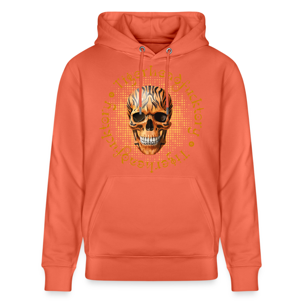 Unisex Hoodie mit TIGERHEAD SKULL PRINT - Hellrot