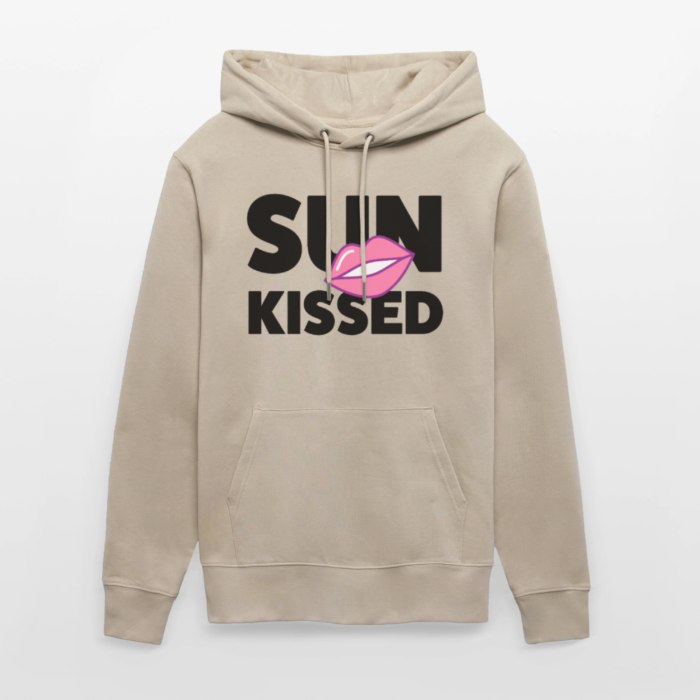Unisex Hoodie mit SUN KISSED PRINT - Beige